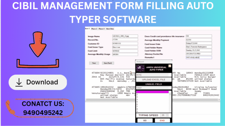 Online Data Website Form Filling Auto Typer Software